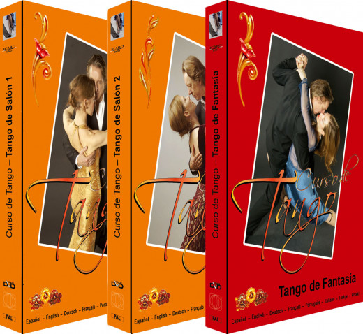 Tango de Salón I + II + Tango de Fantasía - 3 DVDs